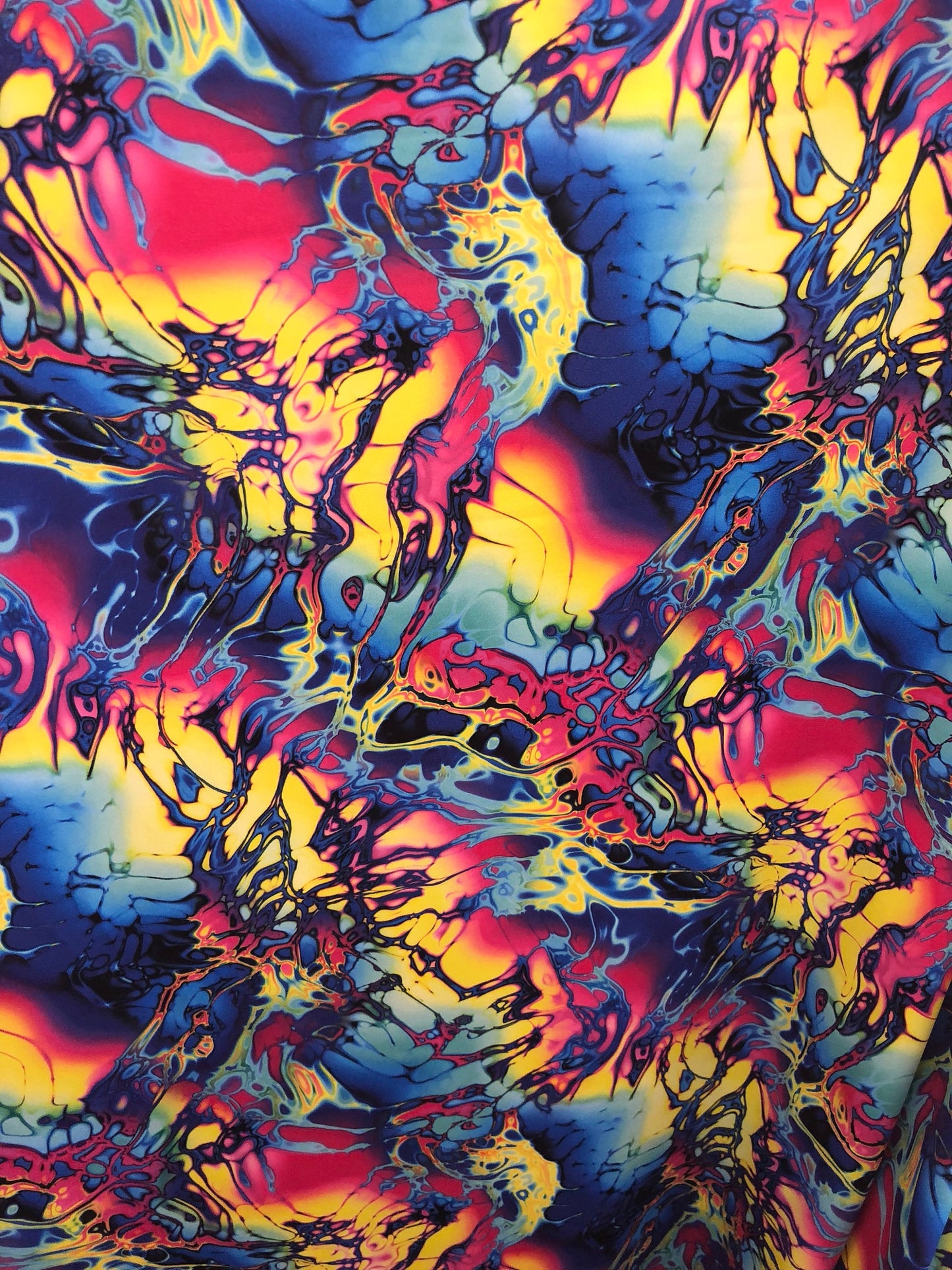 New nylon spandex abstract design 4way Stretch 58/60" Sold by the YD. Ships worldwide from Los Angeles California USA