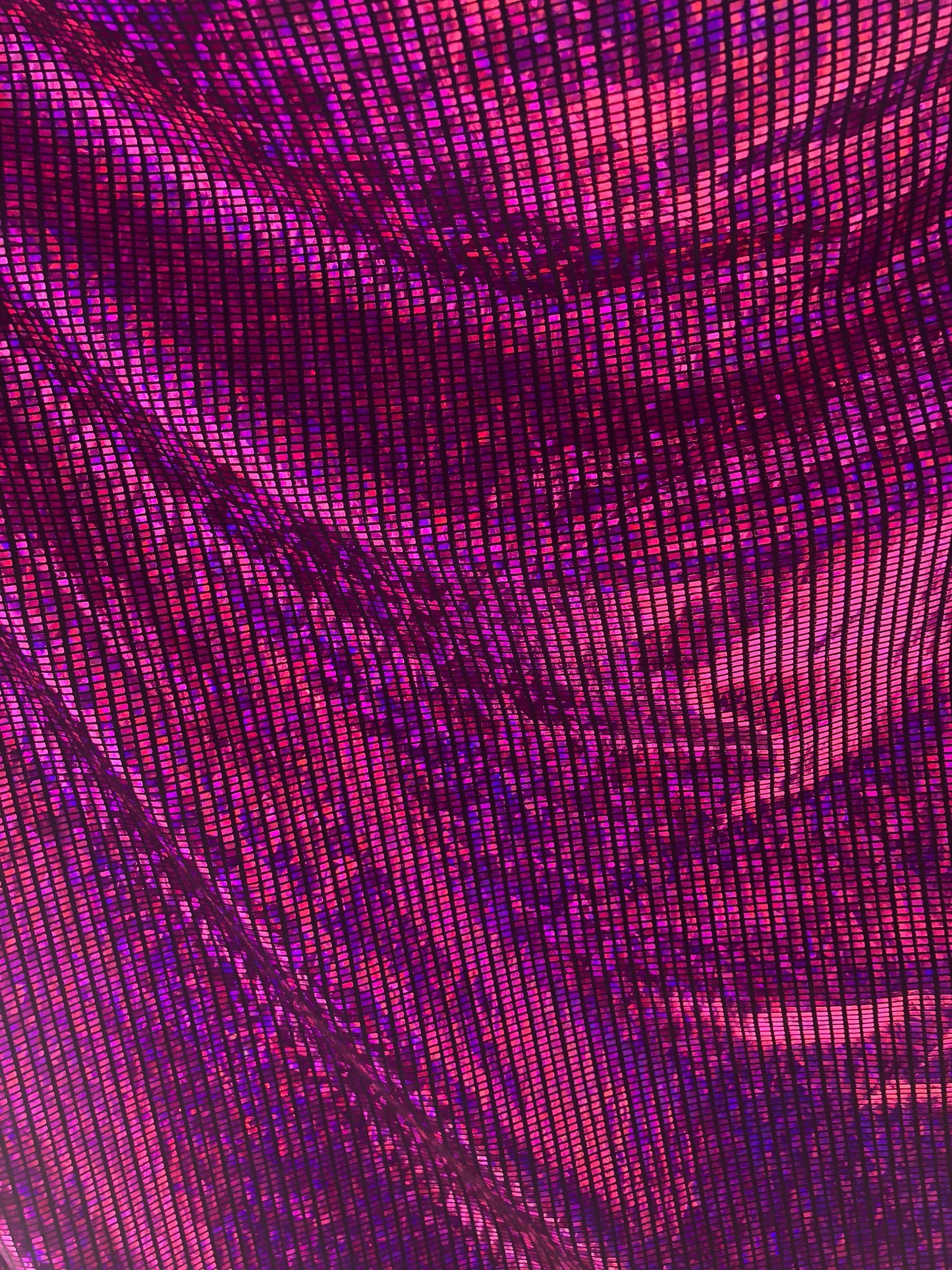 New nylon spandex hologram metallic square design 4way Stretch 58/60" Sold by the YD. Ships worldwide from Los Angeles California USA