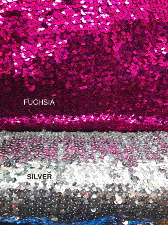 Stich Sequins all over on stretch base 2way stretch 40/41" Sold by the YD. Ships worldwide from Los Angeles California USA