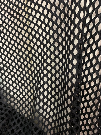 Fishnet fabric big size nylon spandex 4way stretch 58/60" Sold by the YD. Ships worldwide from Los Angeles California USA.