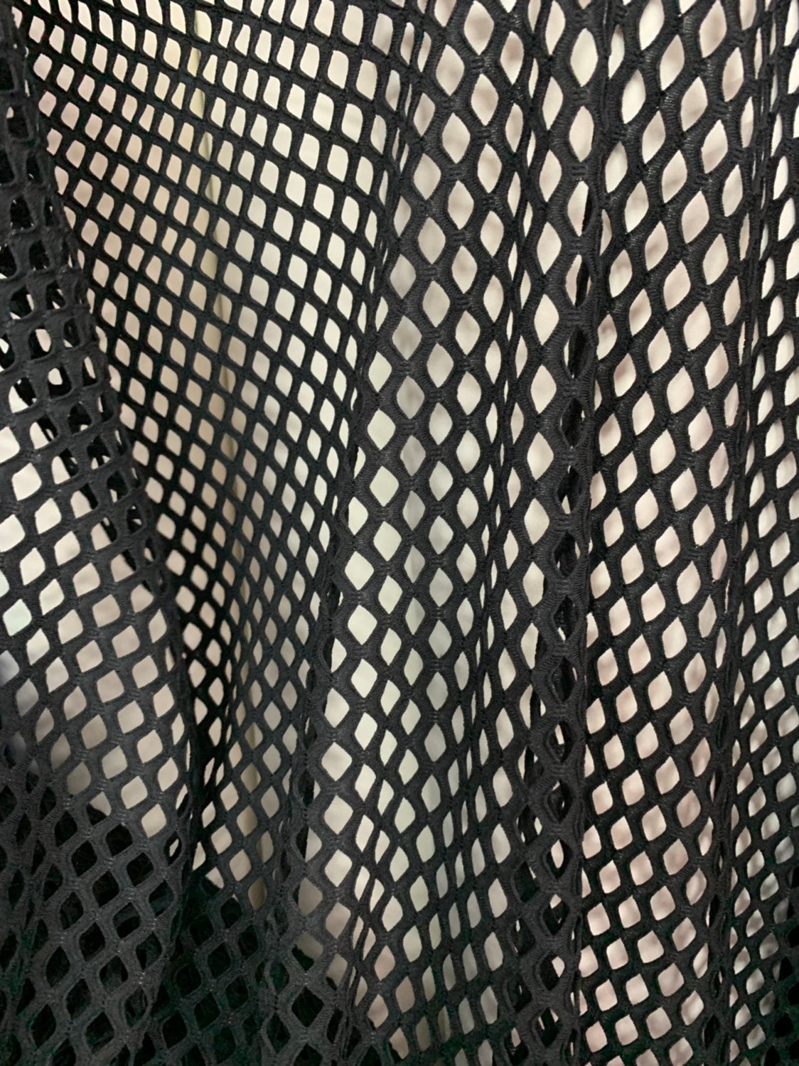 Fishnet fabric big size nylon spandex 4way stretch 58/60" Sold by the YD. Ships worldwide from Los Angeles California USA.