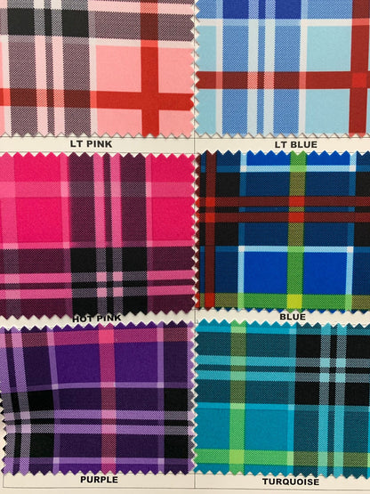 NEW designer fabric modern plaid design print on great quality of nylon spandex 4way stretch 58/60" Sold by the YD. Ships worldwide from L.A