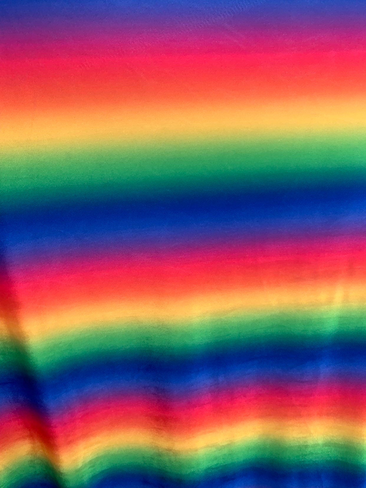 New rainbow print on heavy velvet 4way Stretch 58/60" Sold by the YD. Ships worldwide from Los Ángeles California USA.