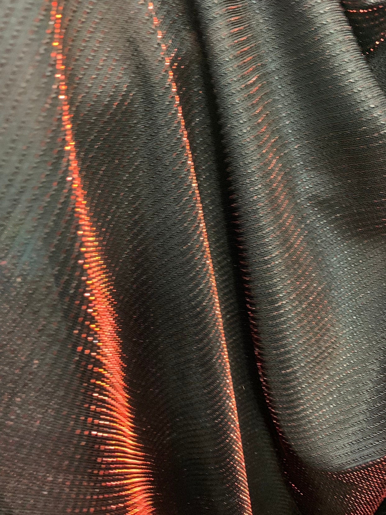 New metallic texture mesh two tone metallic 4way stretch 58/60" Sold by the YD. Ships worldwide from Los Angeles California USA.