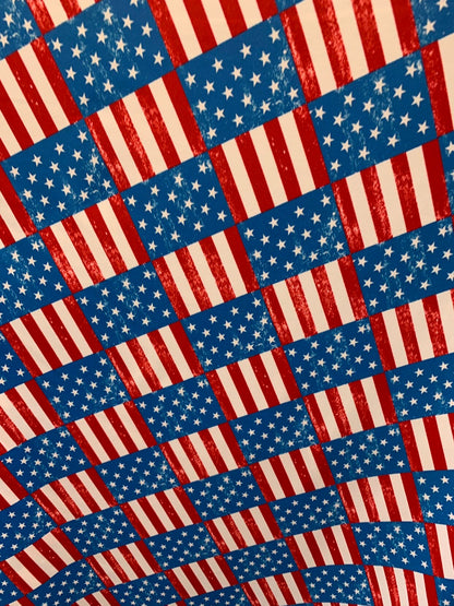 New American flag design print on great nylon spandex 4way stretch 58/60" Sold by the YD. Ships worldwide from Los Angeles California USA.