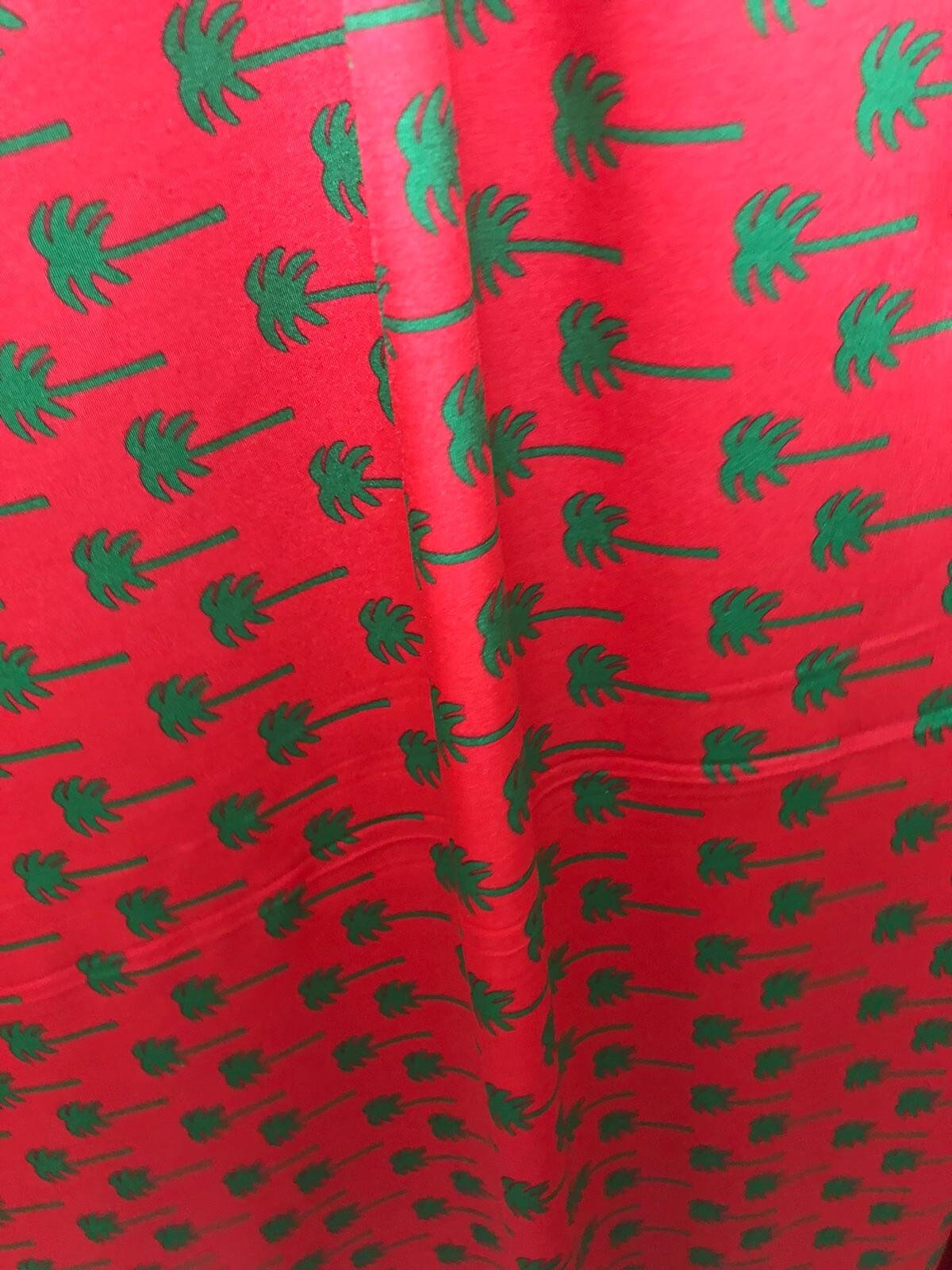 New Palm Design Print On Nylon Spandex 4-Way Stretch 58/60" Sold By The YD. Ships Worldwide From Los Angeles California USA.