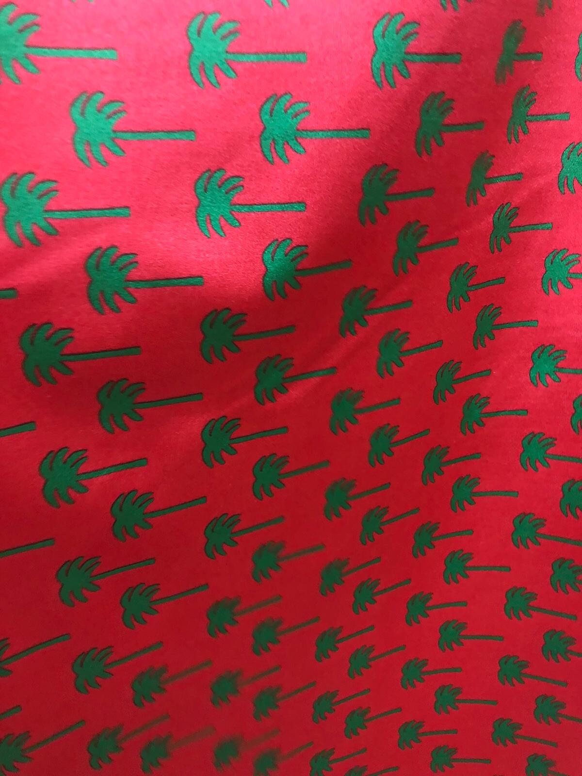 New Palm Design Print On Nylon Spandex 4-Way Stretch 58/60" Sold By The YD. Ships Worldwide From Los Angeles California USA.