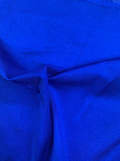 Shining tricot Sapphire Blue nylon spandex 4way stretch 58/60" Sold by the YD. Ships worldwide from Los Angeles California USA.