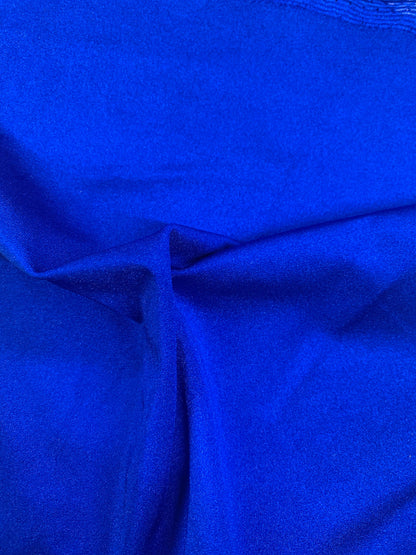 Shining tricot Sapphire Blue nylon spandex 4way stretch 58/60" Sold by the YD. Ships worldwide from Los Angeles California USA.