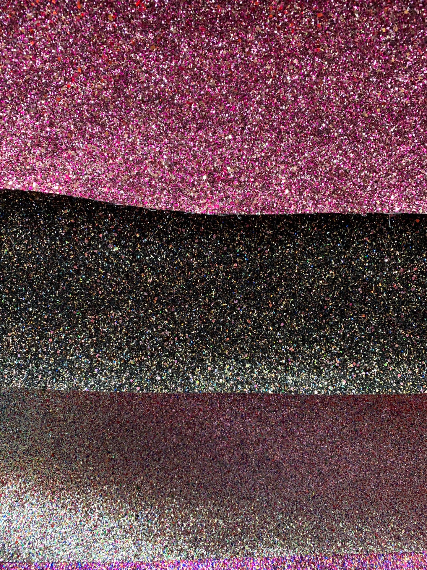 New Iridescent cristal Chunky glitter heavy vinyl non stretch 58/60" Sold by the YD. Ships worldwide from Los Angeles California USA.