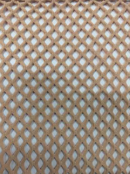 Fishnet Diamond mesh nylon spandex 4way stretch 58/60" Sold by the YD. Ships worldwide from Los Angeles California USA.