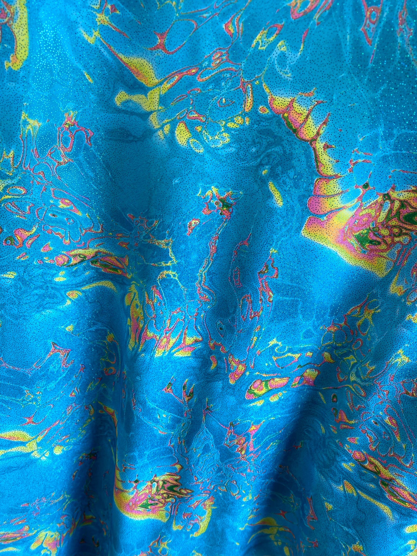 New Modern Abstract Splash Design With foil nylon spandex 4-Way Stretch 58/60” Sold By The YD. Ships Worldwide From Los Angeles California