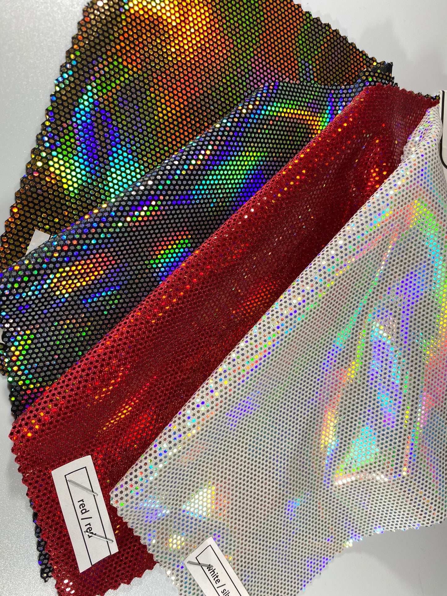 New legacy Oil slick and photo print great quality of stretch velvet 4-way stretch with iridescent foil all over 58/60”