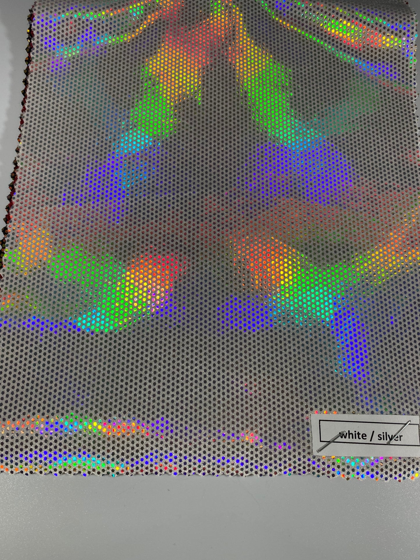 New legacy Oil slick and photo print great quality of stretch velvet 4-way stretch with iridescent foil all over 58/60”