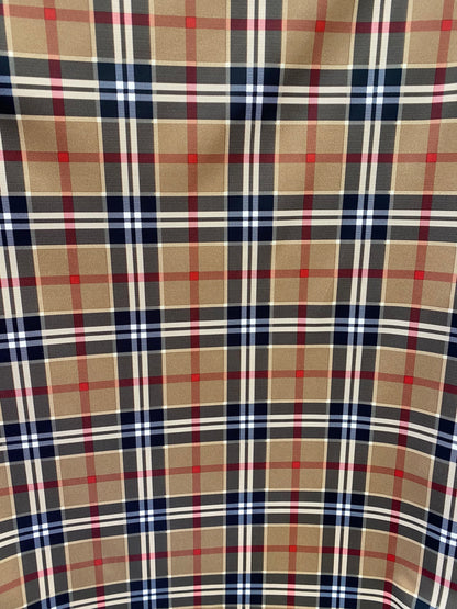 Luxury Brand fashion plaid print on best quality of nylon spandex 4-way stretch 58/60” Sold by the YD. Ships worldwide from Los Angeles