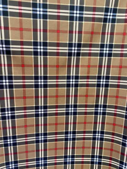 Luxury Brand fashion plaid print on best quality of nylon spandex 4-way stretch 58/60” Sold by the YD. Ships worldwide from Los Angeles