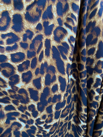 Exotic Leopard design print on great quality of poly spandex 4-way stretch 58/60” Sold by the YD. Ships Worldwide from Los Angeles cali