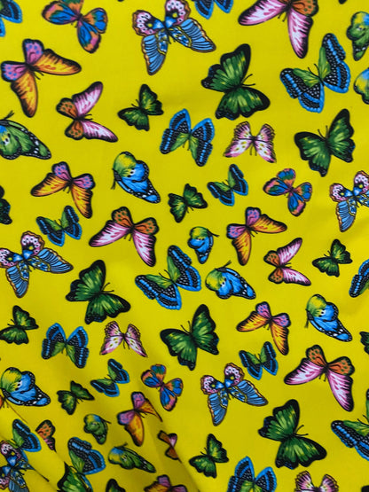 New Amazing Butterflies design print on great quality of nylon spandex 4-way stretch 58/60” Sold by the YD. Ships worldwide from Los Angeles