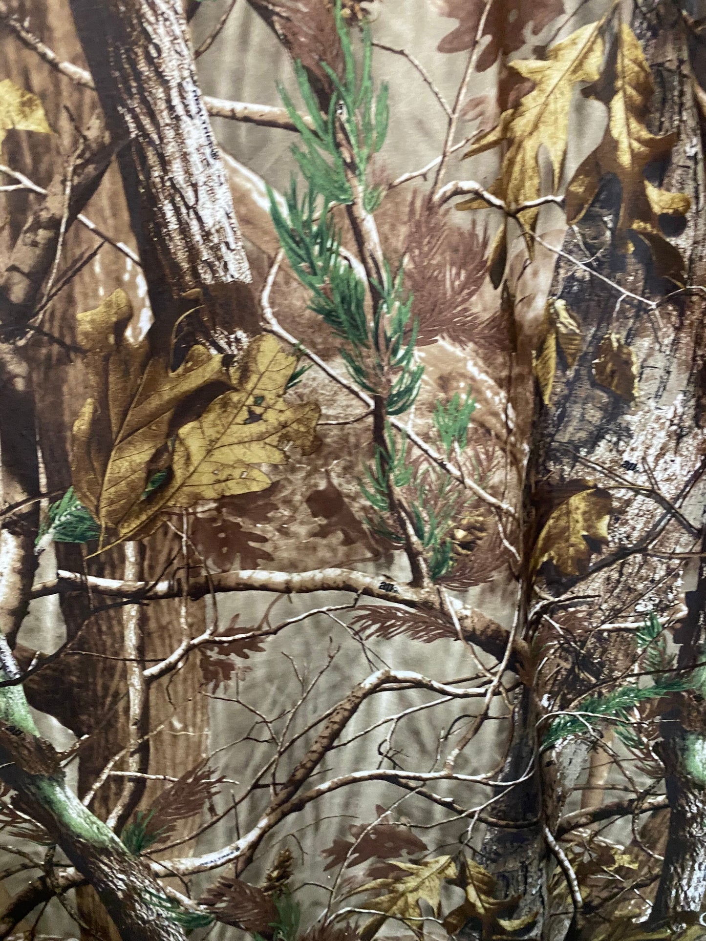 New Forest design print on poly vinyl medium weight non stretch 58/60” Sold by the YD. Ships Worldwide from Los Angeles California USA.