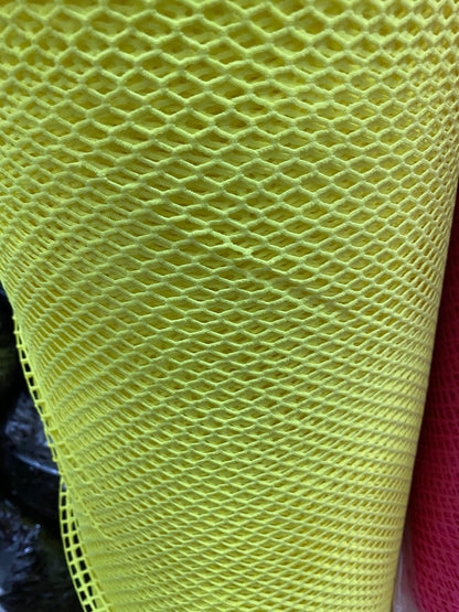 New fishnet medium size nylon spandex mesh 4-way stretch 58/60” Sold by the YD. Ships Worldwide from Los Angeles California USA.