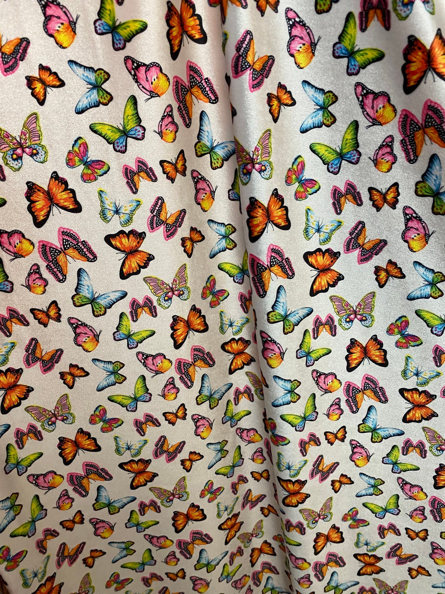 New Luxury butterfly design print on best quality of stretch velvet 420 GM 4-way stretch 58/60” Sold by the YD. Ships Worldwide from L.A