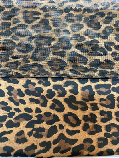 New Exotic Jaguar design print on nylon power mesh and nylon spandex 4-way stretch 58/60” Sold by the YD. Ships Worldwide from Los Angeles