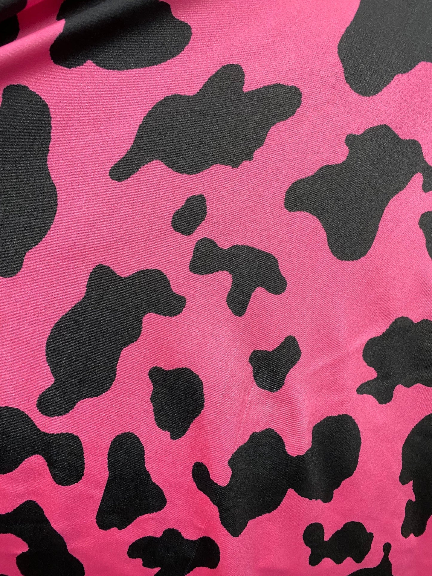 New Exotic cow design pink/black print  on best quality of nylon spandex 4-way stretch 58/60” Sold by the YD. Ships Worldwide