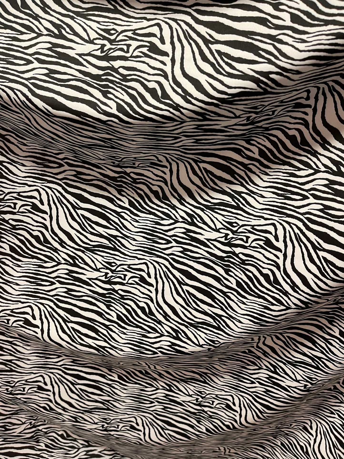 New Exotic zebra design medium size print on best quality of nylon spandex 4-way stretch 58/60” Sold by the YD. Ships Worldwide