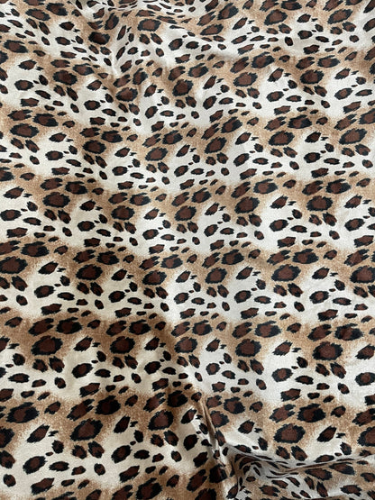 Exotic animal print on great quality of stretch velvet 4-way stretch 58/60” Sold by the YD. Ships Worldwide from Los Angeles California USA.