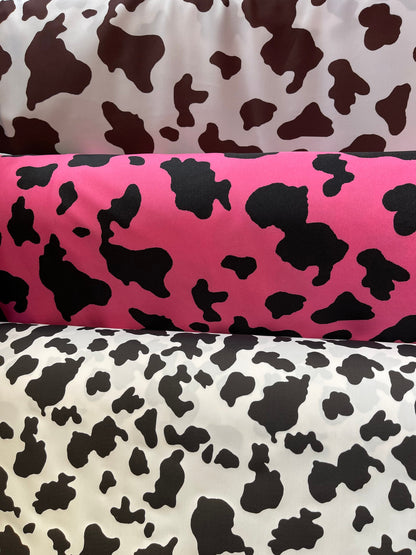 Exotic cow design print on best quality of nylon spandex 4-way stretch 58/60” Sold by the YD. Ships Worldwide from Los Angeles California US