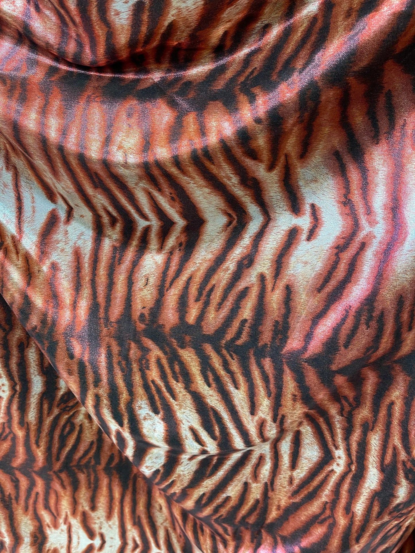 Exotic Tiger design print on poly spandex heavy quality 2-way stretch 58/60” Sold by the YD. Ships Worldwide from Los Angeles California USA