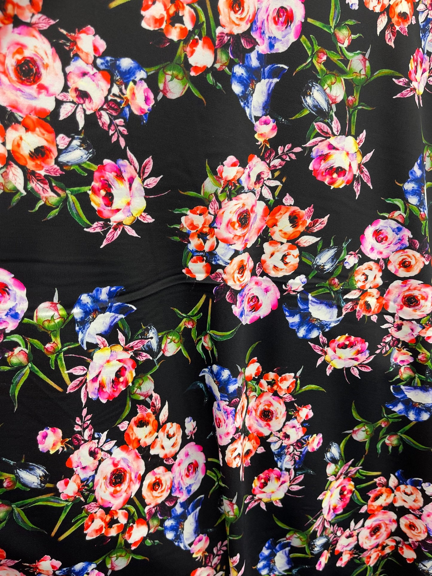 Romantic flower design print on best quality of nylon spandex 4-way stretch 58/60” Sold by the YD. Ships Worldwide from Los Angeles cali