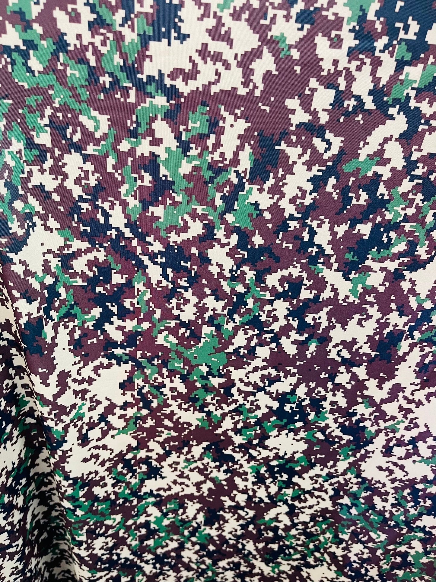 Army digital design camouflage print on great quality of nylon spandex 4-way stretch 58/60” Sold by the YD. Ships Worldwide