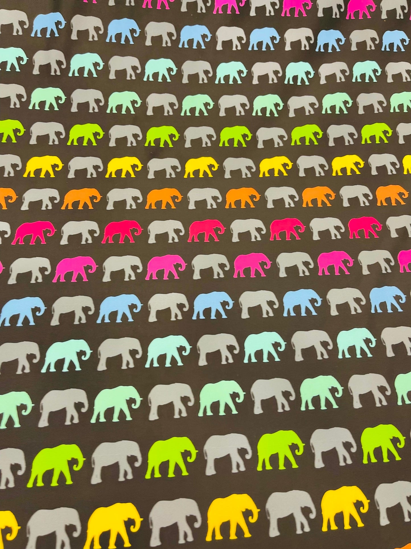 New Exotic Elephant design print on best quality of Nylon spandex 4-way stretch 58/60” Sold by the YD. Ships Worldwide from Los Angeles CA.