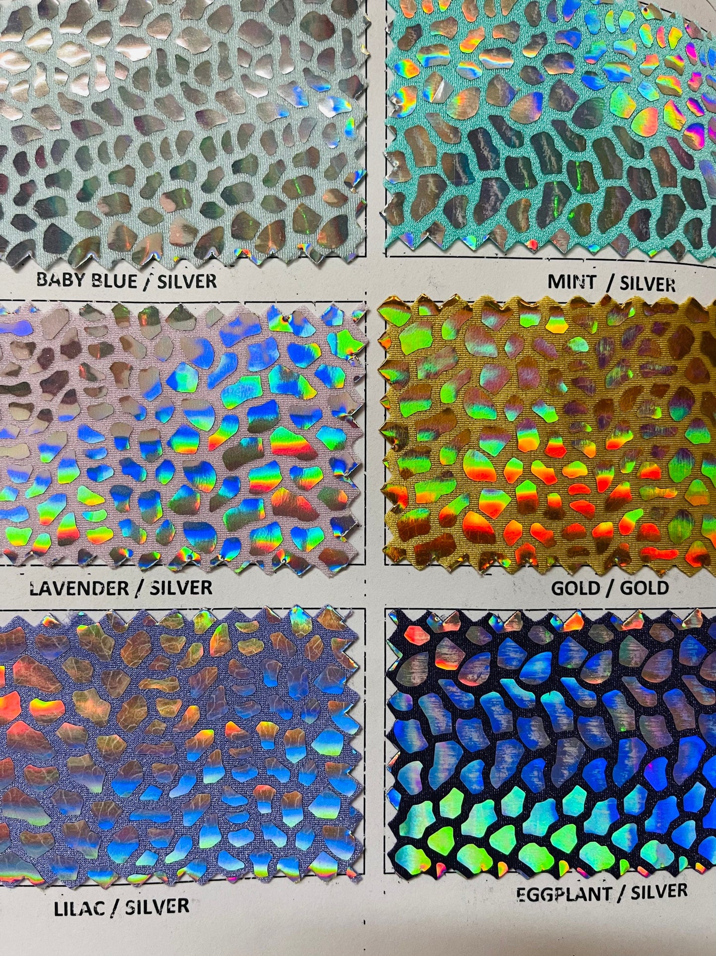 New Cobra  Iridescent sequins on nylon Spandex 4-way stretch 58/60” Sold by the YD. Ships Worldwide from Los Angeles California USA.