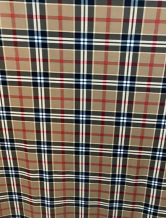 New plaid design print on great quality of nylon spandex 4way stretch 58/60” Sold by the YD. Ships worldwide