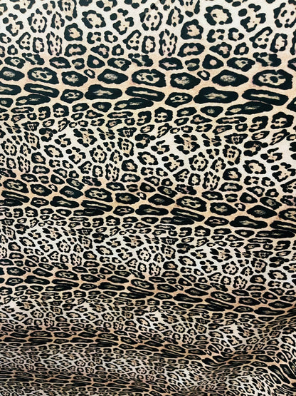 Snow Leopard design exotic animal print on best quality of nylon spandex 4-way stretch 58/60” Sold by YD. Ships Worldwide from Los Angeles