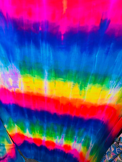 New Rainbow tie dye design print on best quality of nylon spandex 4-way stretch 58/60” Sold by the YD. Ships Worldwide from Los Angeles CA