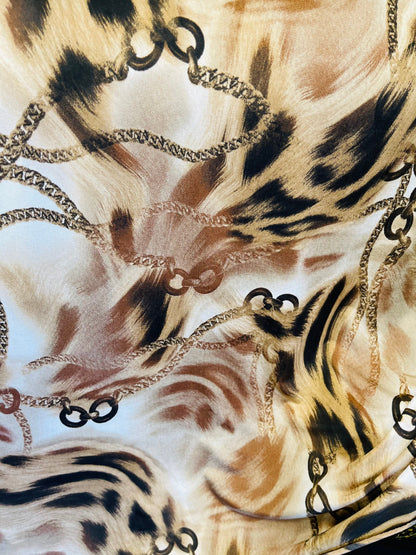 New fashion design animal print on poly spandex 2-way stretch 58/60” Sold by the YD. Ships Worldwide from Los Angeles California USA.