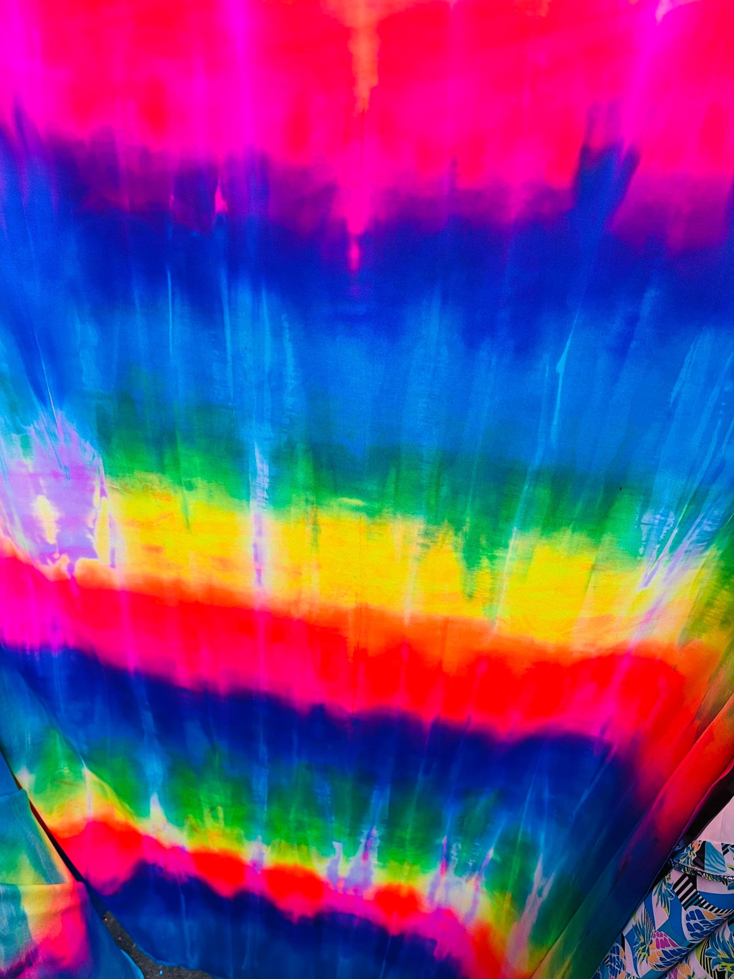 New Rainbow tie dye design print on best quality of nylon spandex 4-way stretch 58/60” Sold by the YD. Ships Worldwide from Los Angeles CA