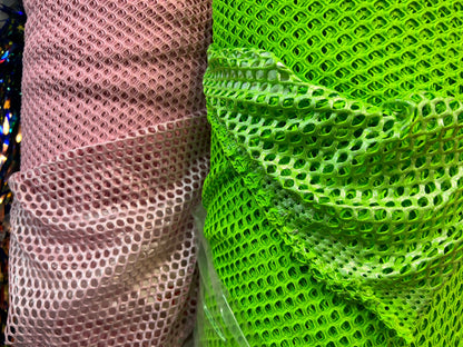 Metallic Diamond fishnet 4-way stretch spandex mesh with foil All over 58/60” Sold by the YD. Ships Worldwide from Los Angeles California US