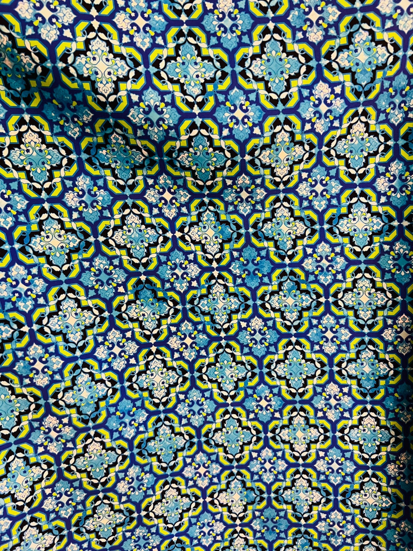 New Isabella design print on great nylon spandex 4way Stretch 58/60” Sold by the YD. Ships worldwide from Los Angeles California USA.