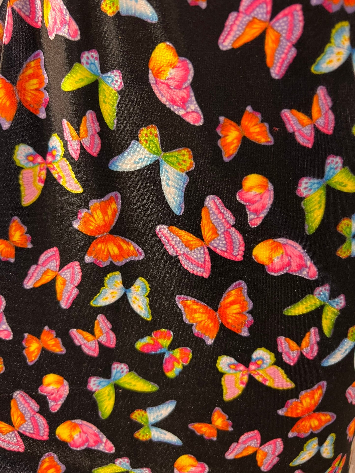 New Luxury butterfly design print on best quality of stretch velvet 420 GM 4-way stretch 58/60” Sold by the YD. Ships Worldwide from Los Ang