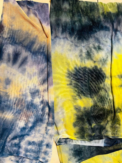 New tie dye design print on great quality of power mesh 4-way stretch 58/60” Sold by the YD. Ships Worldwide from Los Angeles California USA