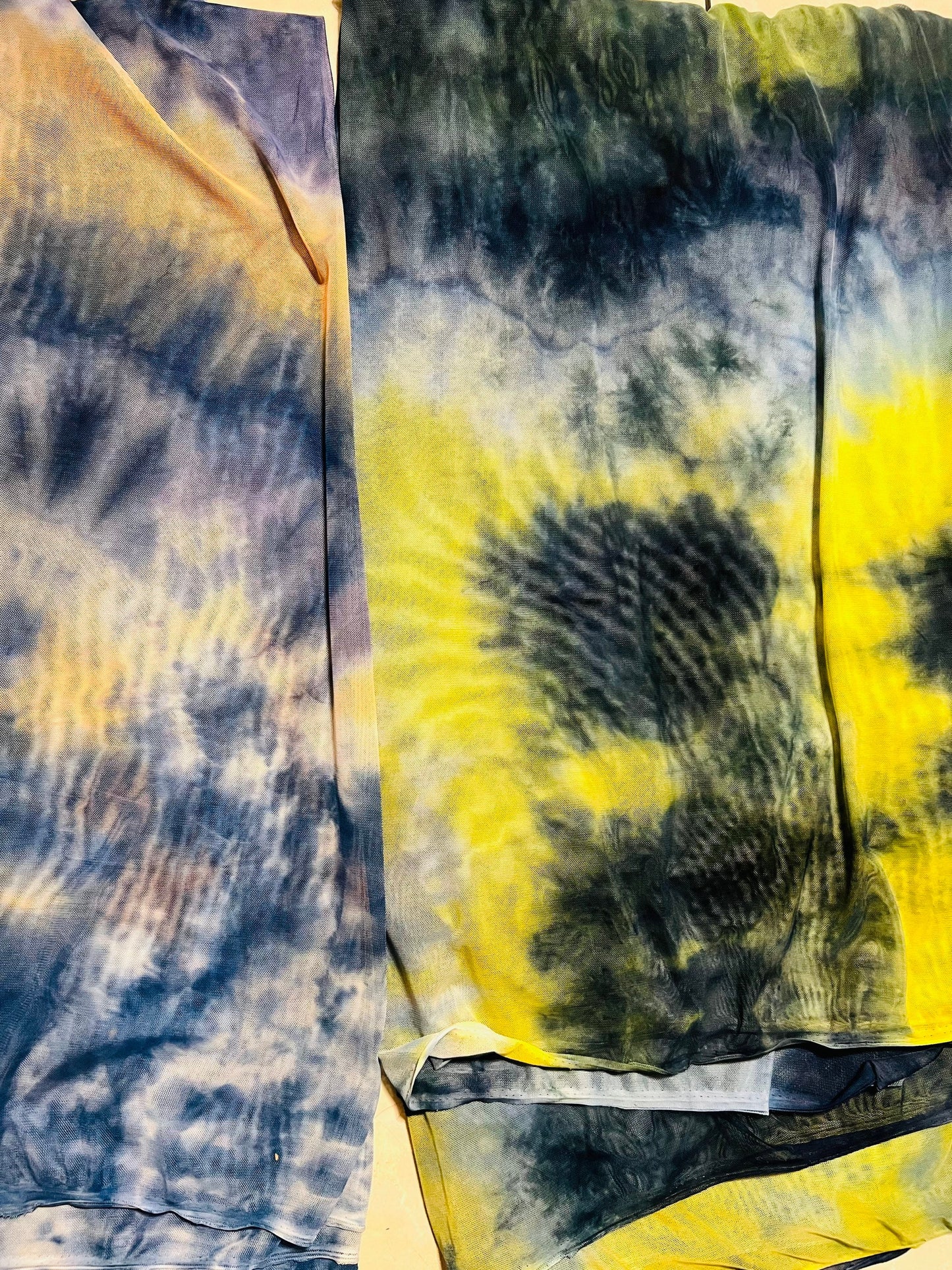 New tie dye design print on great quality of power mesh 4-way stretch 58/60” Sold by the YD. Ships Worldwide from Los Angeles California USA