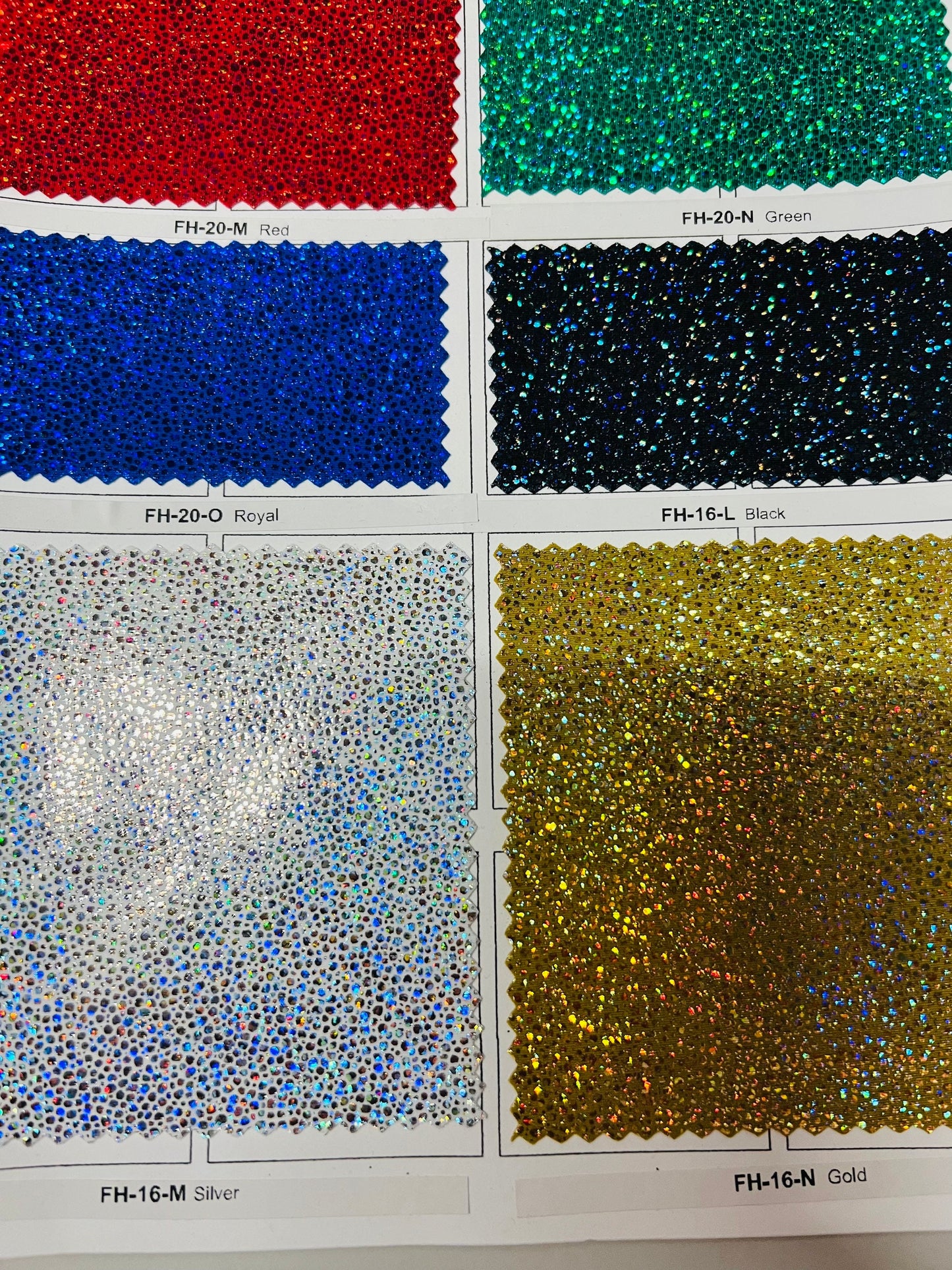 Pebbles hologram metallic nylon spandex design best quality of spandex 4-way stretch 58/60” Sold by the YD.