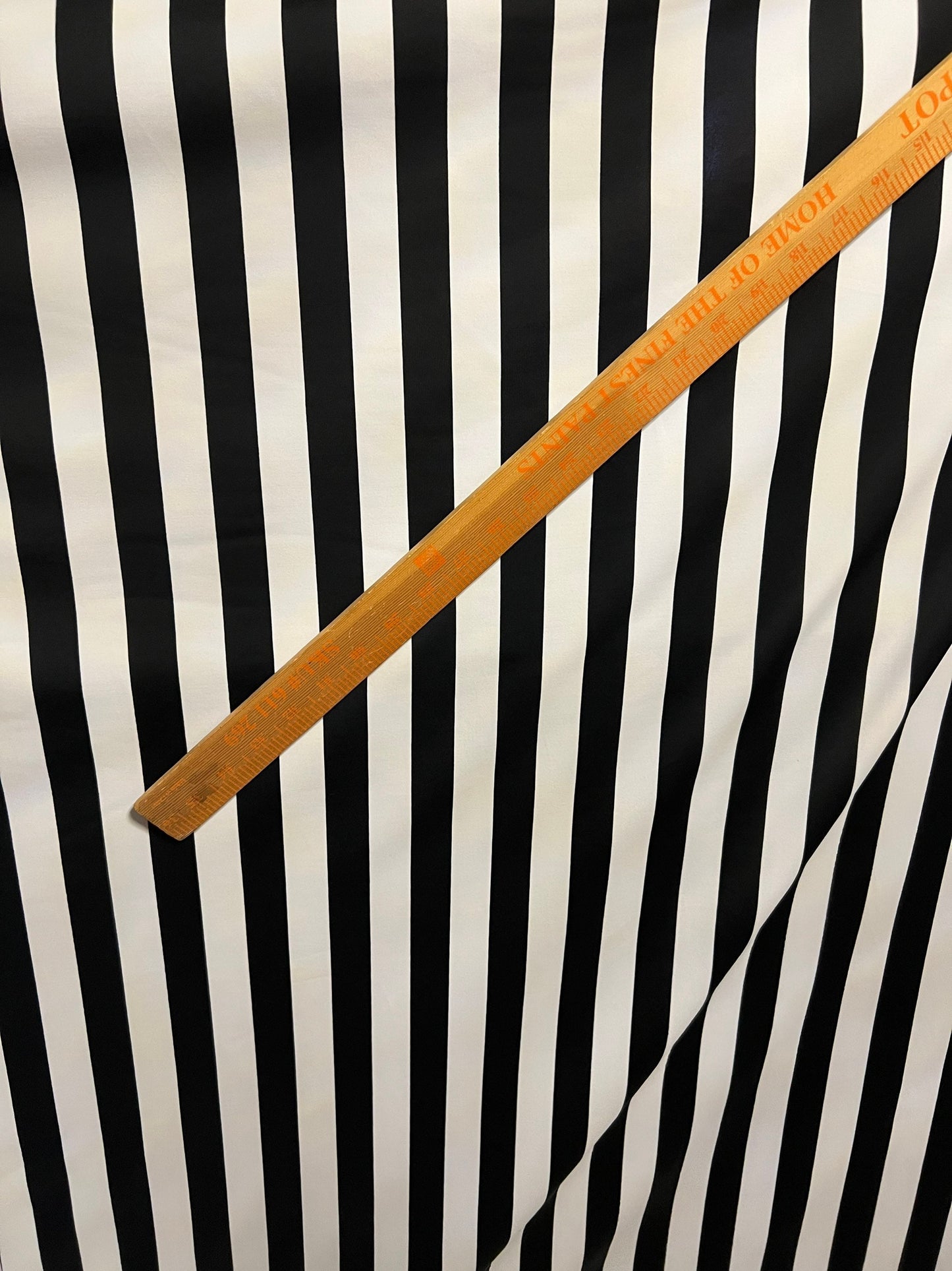 Stripes design print on best quality of nylon spandex 4-way stretch 1” stripe size 58/60” Sold by the YD. Ships worldwide from Los Angeles