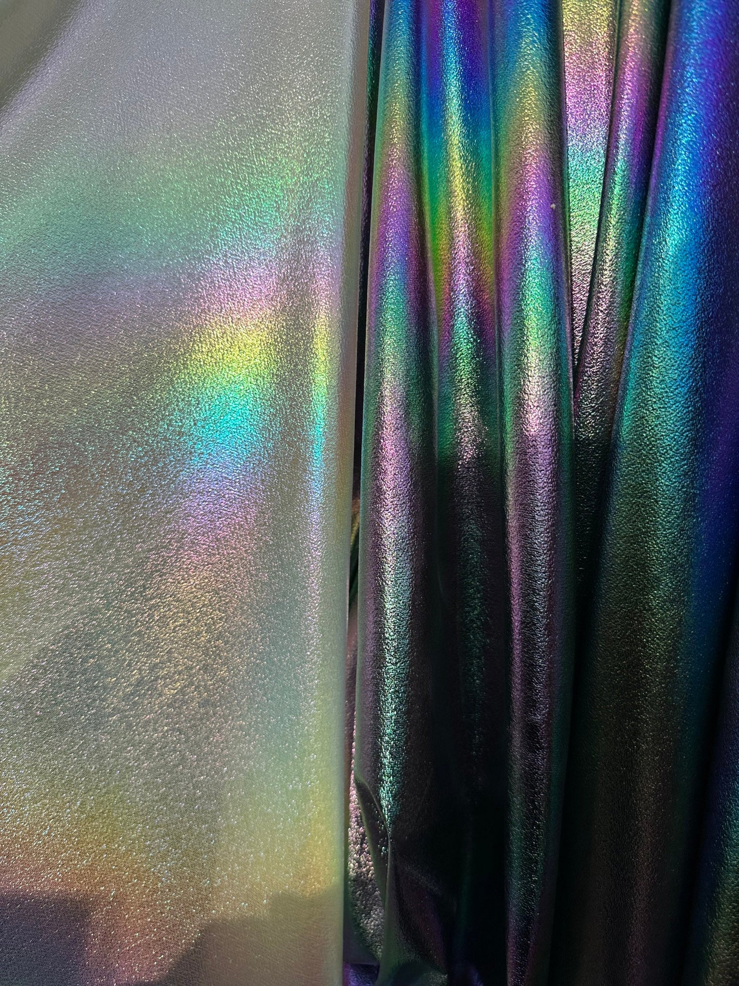 New Iridescent metallic lame fabric non stretch 58/60” Sold by the YD. Ships worldwide from Los Angeles California USA