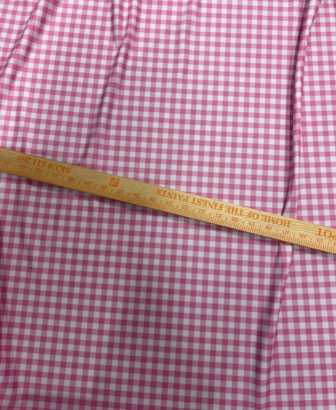 Gingham design 1/4” squares printed in best quality of nylon spandex 4-way stretch 58/60” Sold by the YD. Ships Worldwide from Los Angeles