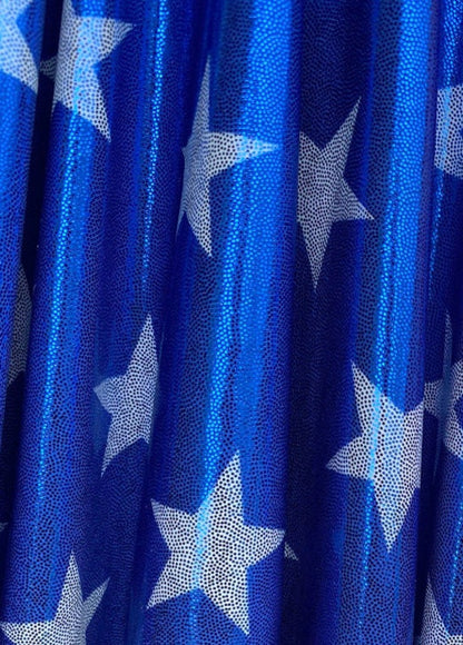 Freedom American flag design metallic stars design and metallic stripes design 4-way stretch 58/60” Sold by the YD. Ships worldwide from L.A